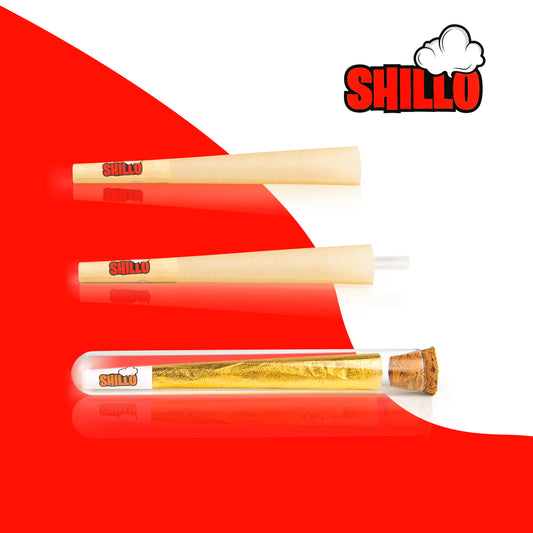 กระดาษโรลพันสำเร็จ SHILLO Mini Size 78มม 50 ชิ้น Natural Pre Rolled Cone