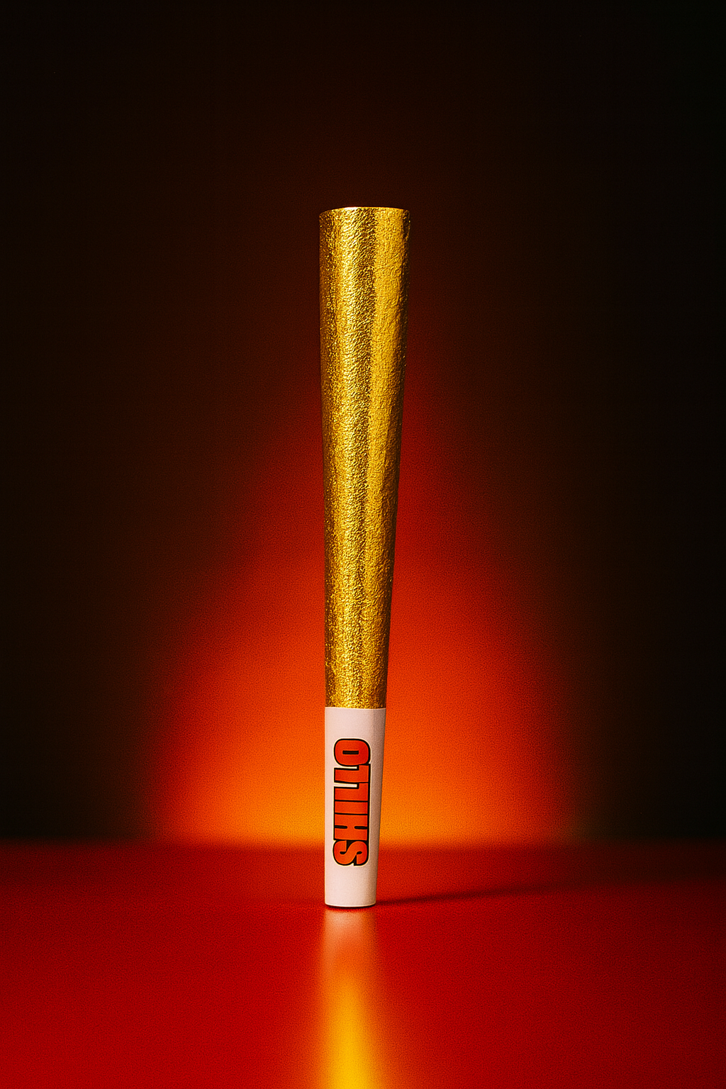 1 ชิ้น กระดาษโรลพันสำเร็จ ทองคำเปลว ขนาด 98มม Gold Pre Rolled Cone