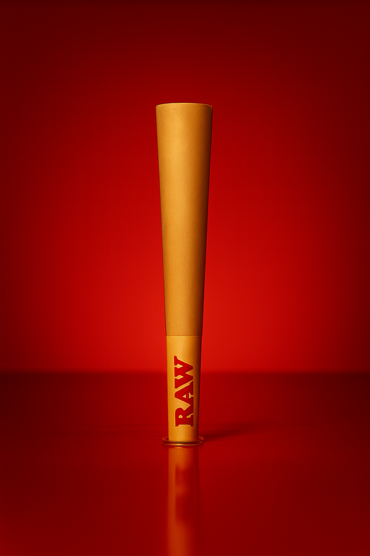 กระดาษโรลพันสำเร็จ RAW 110MM King Size 100 ชิ้น Natural Pre Rolled Cone