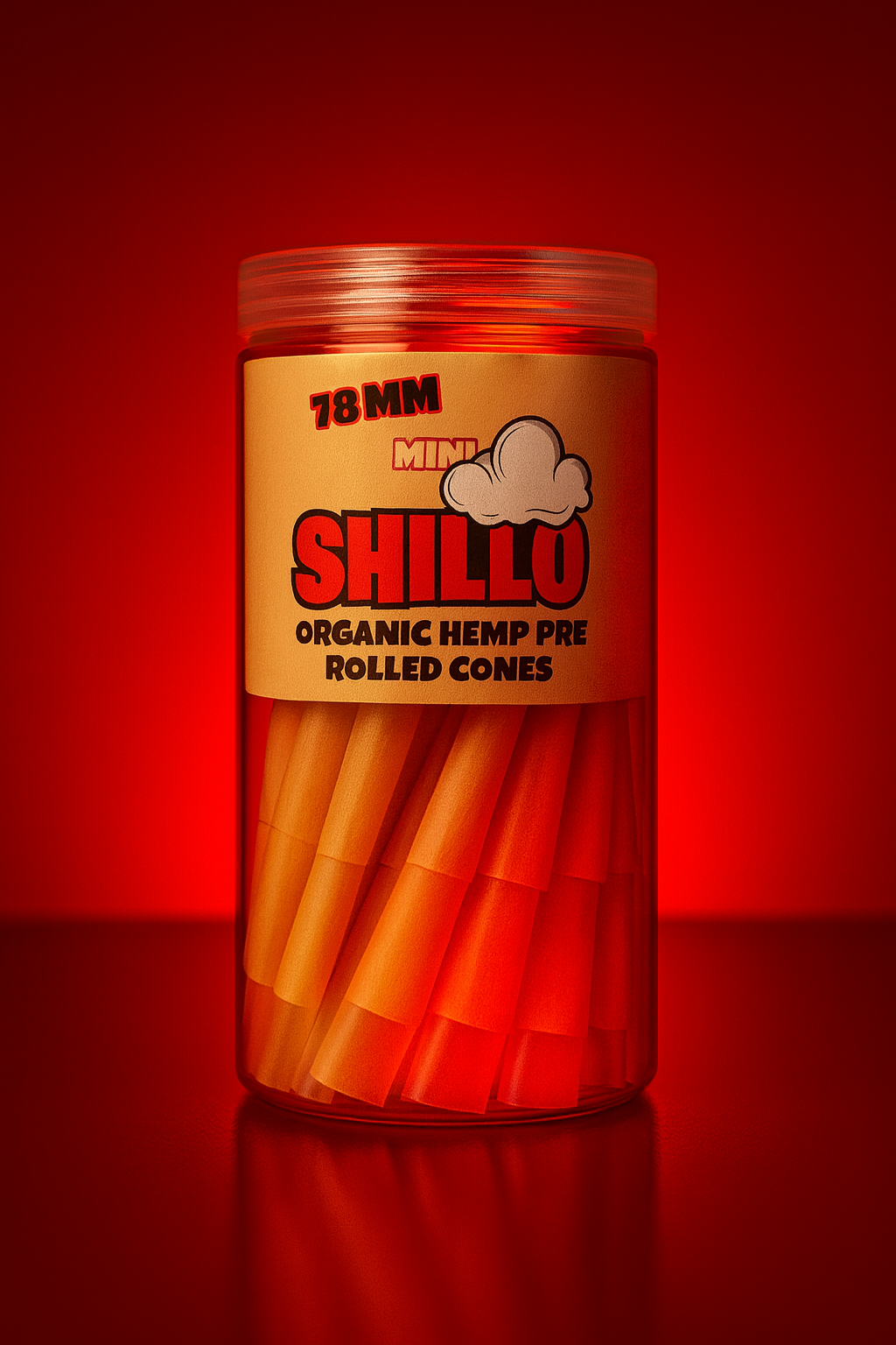 กระดาษโรลพันสำเร็จ SHILLO Mini Size 78มม 50 ชิ้น Natural Pre Rolled Cone