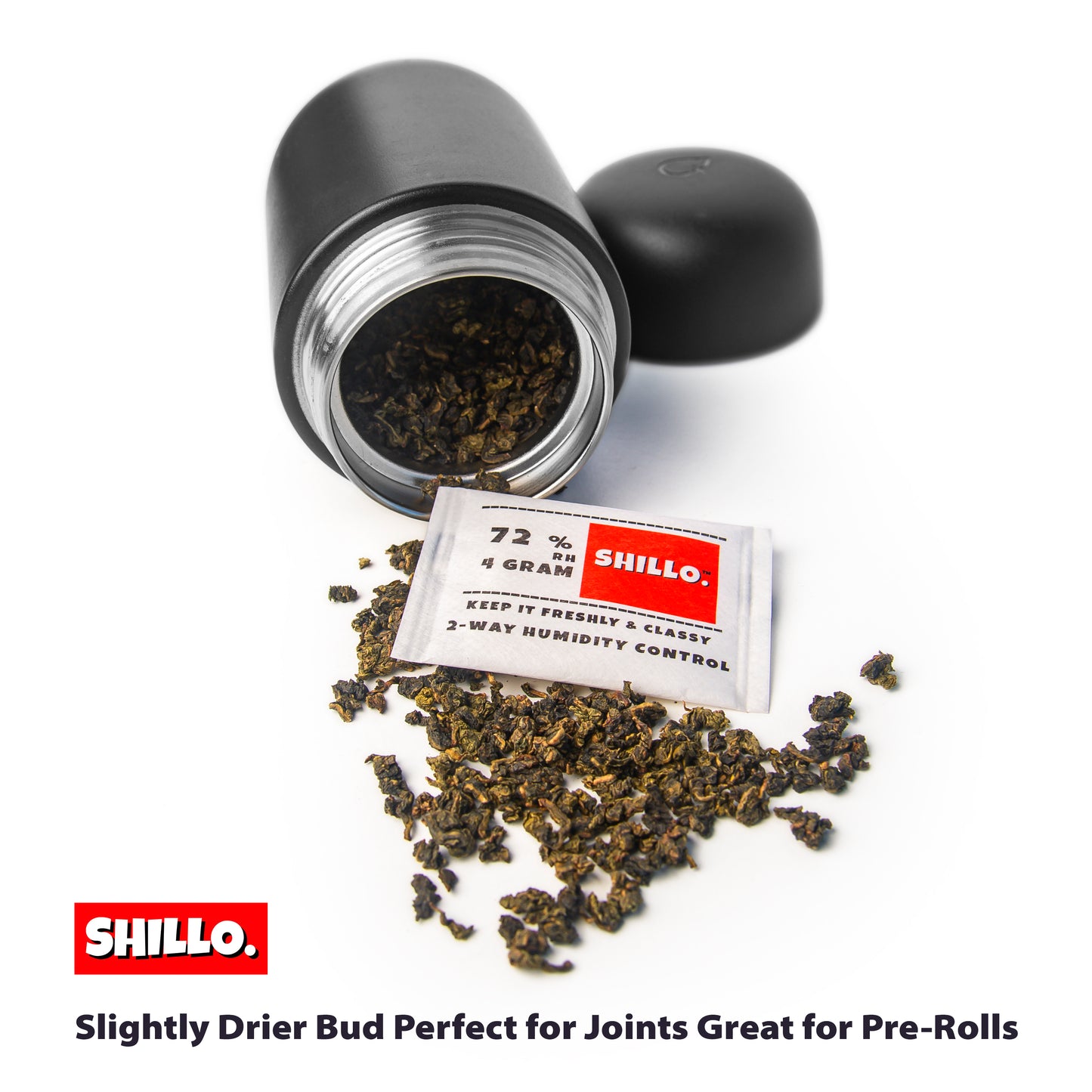 ซองบ่มสมุนไพร ควบคุมความชื้น [4 Gram 72% RH] Shillo 2-Way Humidity Pack Control ซองกันชื้น