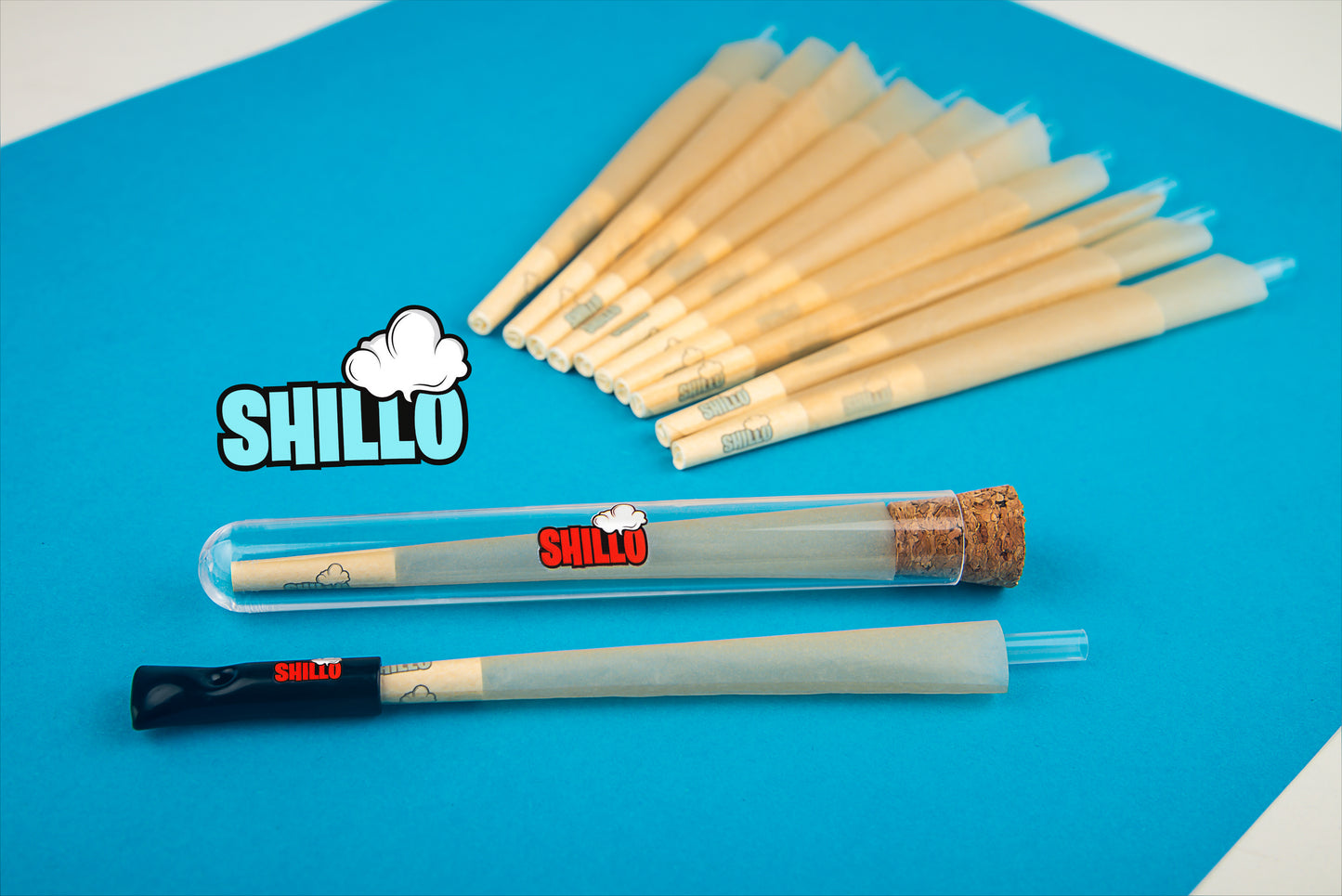 กระดาษโรลพันสำเร็จ SHILLO King Size 50 ชิ้น Natural Pre Rolled Cone
