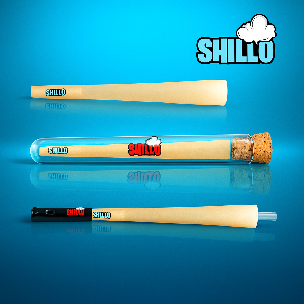 กระดาษโรลพันสำเร็จ SHILLO King Size 50 ชิ้น Natural Pre Rolled Cone