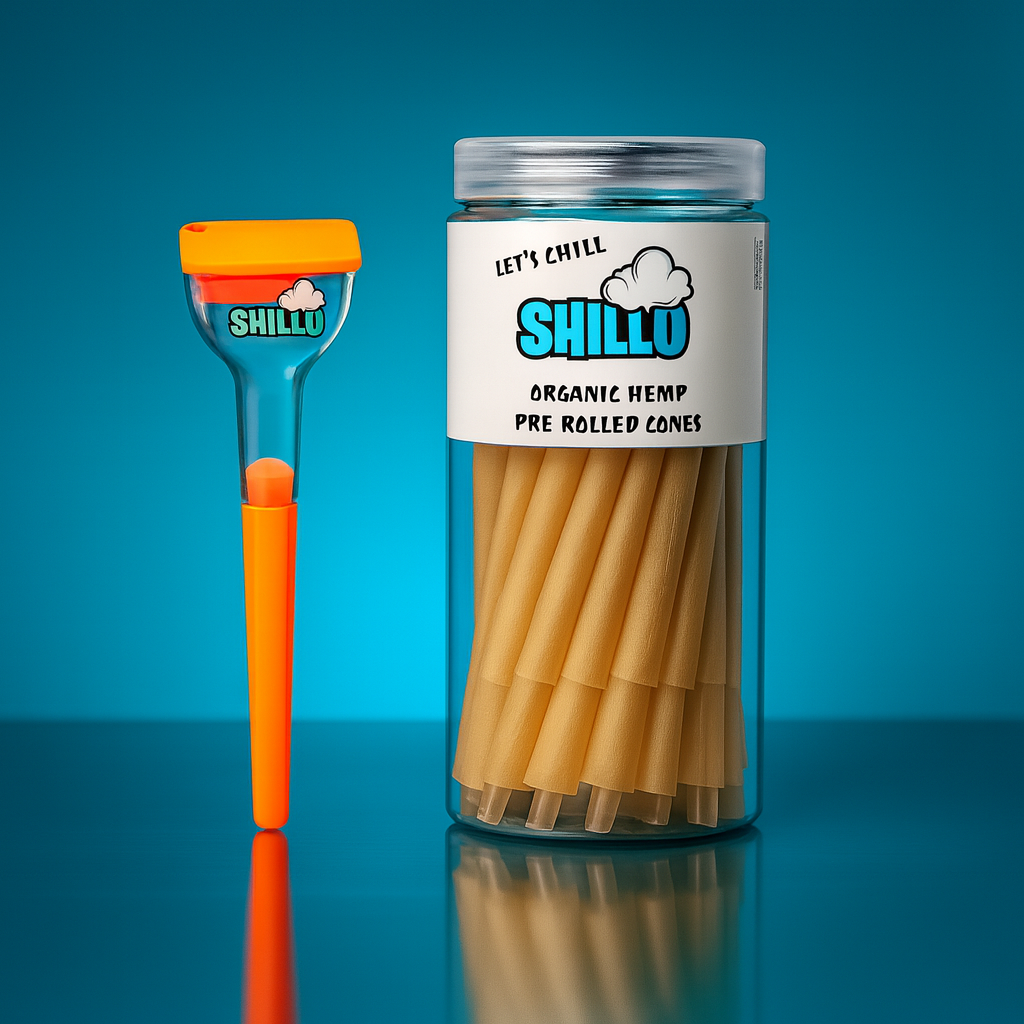 กระดาษโรลพันสำเร็จ SHILLO King Size 50 ชิ้น Natural Pre Rolled Cone