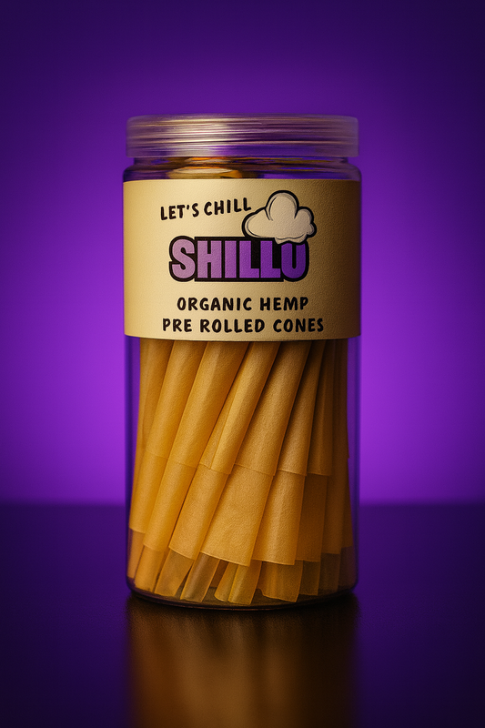 กระดาษโรลพันสำเร็จ SHILLO King Size 100 ชิ้น Natural Pre Rolled Cone