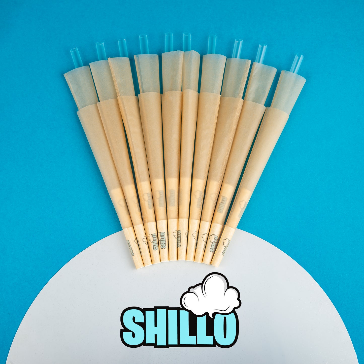 กระดาษโรลพันสำเร็จ SHILLO King Size 50 ชิ้น Natural Pre Rolled Cone